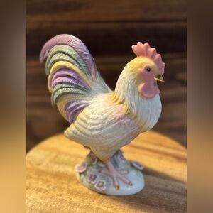 Lenox Country Gentleman Rooster Figurine Pastel